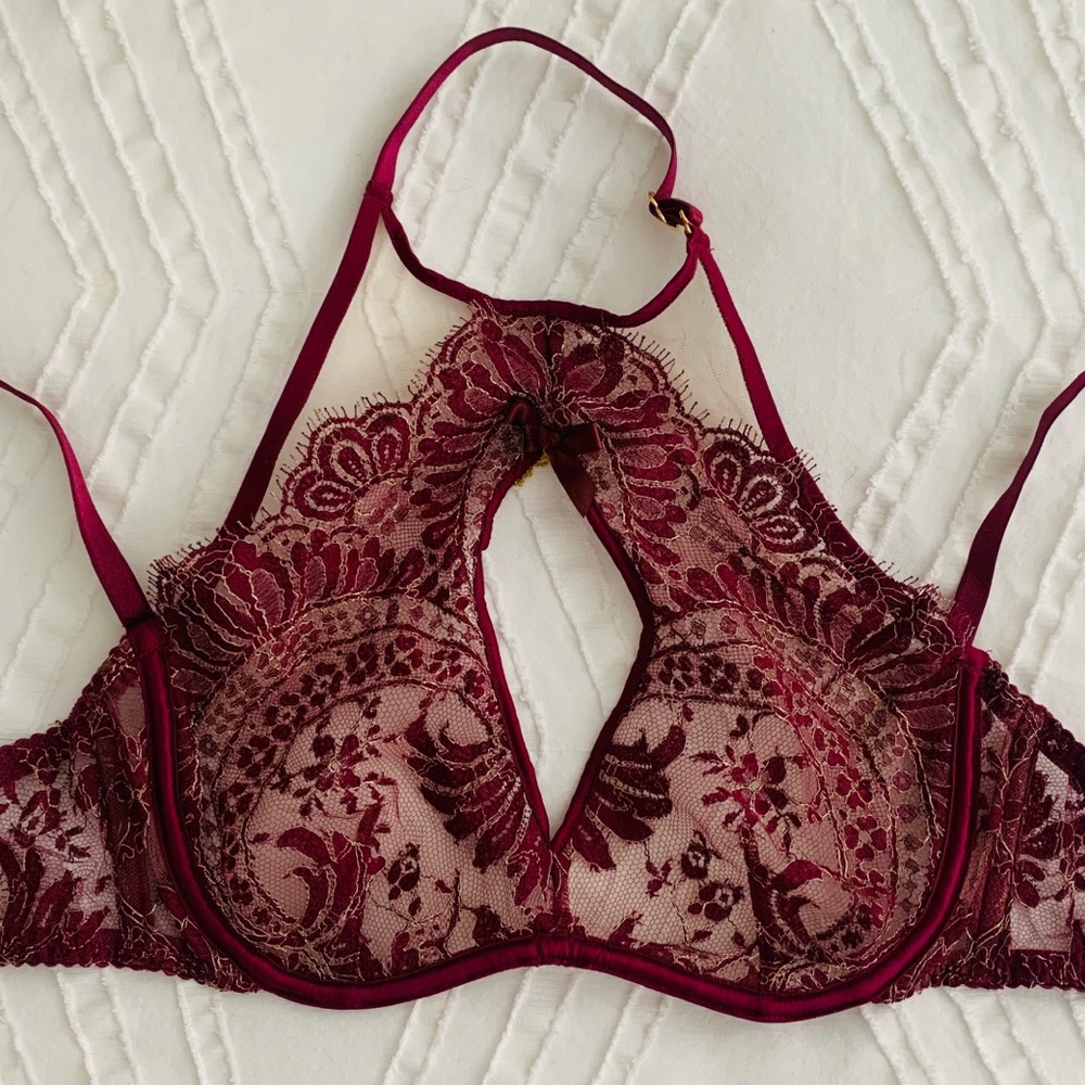 NEW Agent Provocateur burgundy lace bra. - Picture 6 of 6